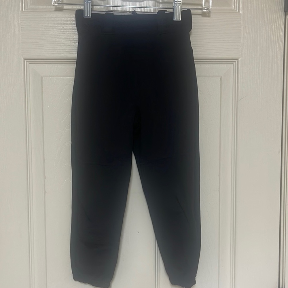 Rawlings black pull up baseball pants. Size small. Great condition